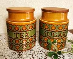 ホーンジー Hornsea BRONTE キャニスター2個セット 砂糖 TEA ホーンジー Hornsea BRONTE キャニスター2個セット 砂糖 TEA