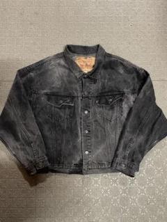 90s Levi‘s ブラック　後染め　BLACK DENIM JACKET