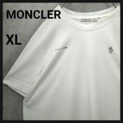 【入手困難・XLサイズ】モンクレール☆QR確認済 Tシャツ イタリア製 ロゴ