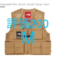 supreme the north face cargo vest gold M