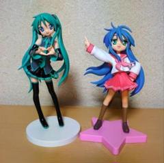 らき★すた　ヴィネット　こなた　かがみ　マスコットフィギュア　ストラップ　キー らき☆すた ヴィネット 泉こなた 柊かがみ セット 開封品 レア