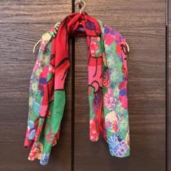 美品 desigual デシグアル ストール 春夏