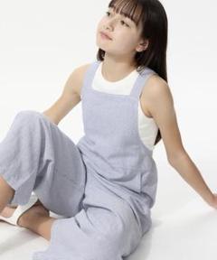 サロペット リネンブレンド 130