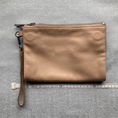 Linea Pelle リネアペレイタリアンレザー　クラッチバッグ革バッグピンク