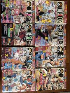 【中古】ワンピース 総集編 19冊セット カバー8枚　ポスター9枚　ジャンプ