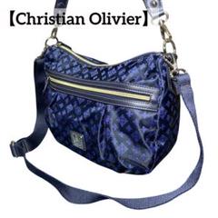 【Christian Olivier】 ショルダーバッグ 2way ネイビー