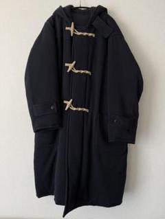 COMOLI 中綿ダッフルコートネイビー