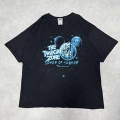 古着 90s タワーオブテラー ディズニー 半袖 シャツ ブラック 黒 ②