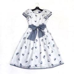 M'S GRACY 小花柄 フリル フレア 夏ワンピース 36 ウエストリボン M'S GRACY 小花柄 フリル フレア 夏ワンピース 36 ウエスト