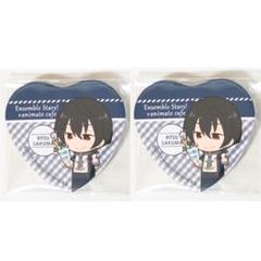 新品★あんスタ★Knights【朔間凛月】アニカフェ★ハート型缶バッジ★2セット 新品☆あんスタ☆Knights【朔間凛月】アニカフェ☆ハート型缶