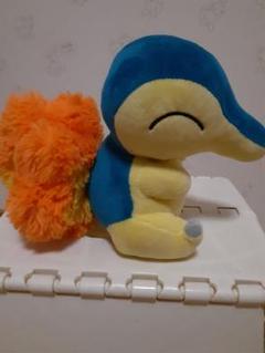 ヒノアラシ ぬいぐるみ マスコット セット　イッツデモ オーナメント ヒノアラシ ぬいぐるみ マスコット セット イッツデモ