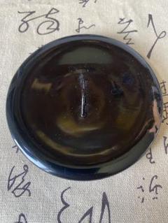 高取耳付水指 鬼丸雪山造 塗蓋海田宗恵作 共箱 : 茶道具商 越中