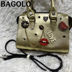 バゴロ Bagolo ピンズカスタムショルダーバッグ （ブラック