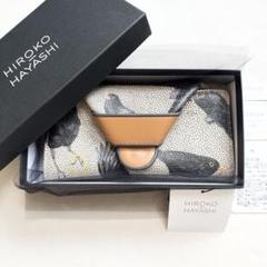 HIROKO HAYASHI鳥プリント メルロ　未使用品 HIROKO HAYASHI（ヒロコ ハヤシ） クロウタドリがモチーフの