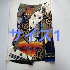 sacai ペンドルトンアーカイブミックススカート