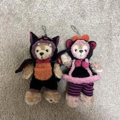 ダッフィー シェリーメイ ハロウィン 2013 ぬいぐるみバッジ ストラップ TDS ダッフィー&シェリーメイ 2013年ハロウィン ぬいぐるみ