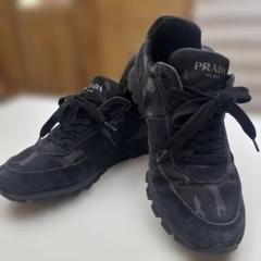 PRADA カモフラージュ スニーカー ブラックのサムネイル