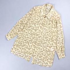美品 フォクシーブティック シアーブラウス ベージュ サイズ40*CD1285