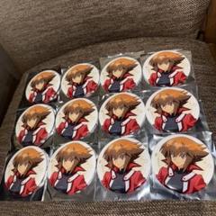 遊戯王 デュエルモンスターズGXコラボカフェ　BLANC缶バッジ 遊城十代12点 遊☆戯☆王デュエルモンスターズGX×COLLABOCAFEHONPO BLANC