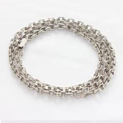 チェーンネックレス シルバー 925 60cm メンズ