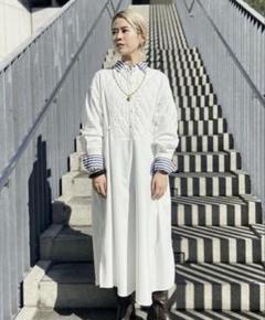 Ray BEAMS ヨーク ダイヤ キルト ワンピース♡美品のサムネイル