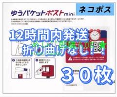 即日発送　新品　ゆうパケットポストmini専用封筒 ３０枚のサムネイル