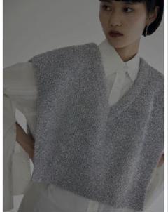 新品未使用　Ameri 2WAY SHINY SHORT KNIT VEST