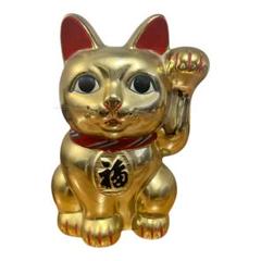 陶器 金色 金運 招き猫 貯金箱 大 27cm 陶器 金色 金運 招き猫 貯金箱 大 27cm - メルカリ