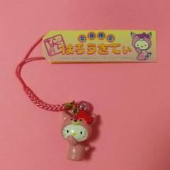 HELLO KITTY ストラップ 根付 奈良　シカ
