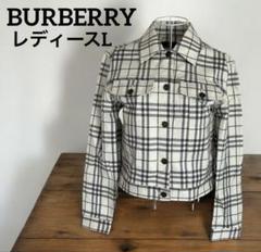 値下げ　Burberrys バーバリー　ブルゾン　人工皮革　38 切り傷あり BURBERRY - 値下げ Burberrys バーバリー ブルゾン 人工皮革 38
