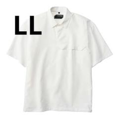 訳あり新品 ワークマン エックスシェルター　暑熱半袖ポロシャツ ホワイトLL