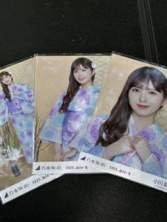乃木坂46 小川彩　浴衣　2025 座り　ヨリ　引き　2種コンプ　レアポ 乃木坂46 小川彩 浴衣 2025 生写真 座りヒキ - メルカリ