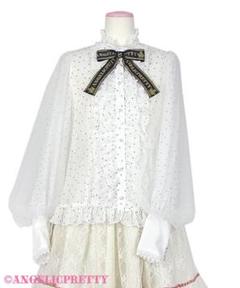Angelic Pretty 白フリル長袖トップス Classic Detachable Sleeves Cutsew (2024) by Angelic Pretty