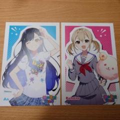 プロセカ　白石杏 小豆沢こはね　神山高校文化祭　アクリルカード 予約商品】【特典対象】神山高校文化祭描き下ろしイラスト