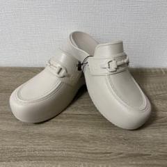 GU【新品】rokh ローファークロッグサンダル　27cm　ナチュラルのサムネイル