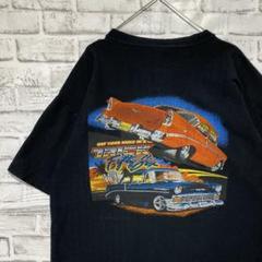 USA製90sヴィンテージTシャツ!シングルステッチ ブラック半袖古着L710