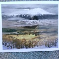 田渕俊夫、【黒部氷筍】、希少な額装用画集画、新品高級額 額装付、状態良好 展示作品から田渕俊夫『黒部・氷筍』を紹介します。神秘的な青い