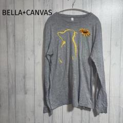 【ベラキャンバス/BELLA+CANVAS】古着✨️長袖Tシャツ 猫とひまわり