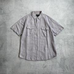 00s EddieBauer linen graph check cityboy