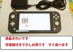 ④　Nintendo Switch Lite グレー 本体　充電器付き