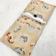 サニタリーケース 猫 ハート柄の猫 茶トラ サバトラ S8148