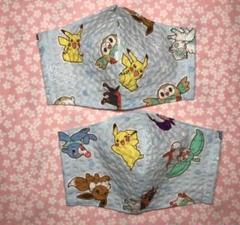 ポケモン インナーマスク2点セット(幼稚園~小学生) ハンドメイド