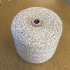 動物繊維 ベージュ 手芸用糸 ロール