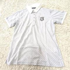 kappa　レディース　 ポロシャツ　薄グレー　 ゴルフウェア　XLサイズ
