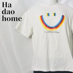 【ラブリー】ジュタオピン スマイルTシャツ カラフル ホワイト　クルーネック