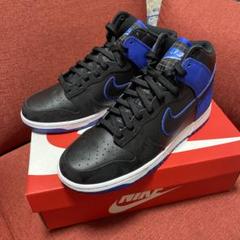 Nike DUNK H I ブラック/ブルー ハイカット