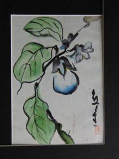 熊谷　守一、馬追蟲、大判、希少画集画、新品額装付、状態良好 熊谷 守一、あやめ、大判、希少画集画、新品額装付、状態良好