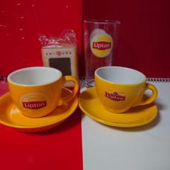 美品香港LIPTON プラカップ2つセット