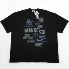 ブラックコムデギャルソン　Tシャツ ブラック コムデギャルソン「Pure maind full Heart」黒×黒 T