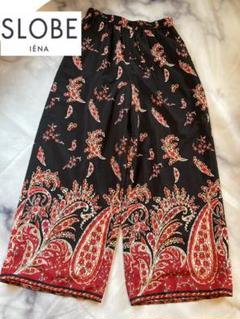 未使用タグ付き★スローブイエナ　IENA レース　ガウチョ　パンツ　ワイド 未使用タグ付き☆スローブイエナ IENA レース ガウチョ パンツ